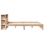 vidaXL Lit bibliothèque sans matelas 120x190 cm bois de pin massif