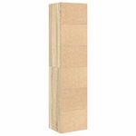 vidaXL Bibliothèque chêne fumé 31x24x127 cm bois d'ingénierie