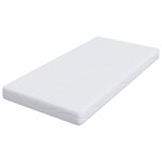vidaXL Matelas Blanc 90 x 200 cm Mousse