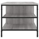 vidaXL Table basse Sonoma gris 100x50x45 cm Bois d'ingénierie