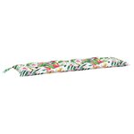 vidaXL Coussins de banc de jardin lot de 2 multicolore 150x50x7 cm