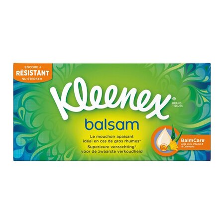 Kleenex Balsam Boîte de 80 Mouchoirs (lot de 6)