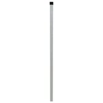 vidaXL Poteaux de clôture 10 Pièces argenté 130 cm acier galvanisé