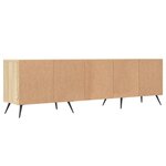 vidaXL Meuble TV chêne sonoma 150x30x44 5 cm bois d'ingénierie