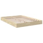 vidaXL Cadre de lit sans matelas chêne sonoma 120x190 cm