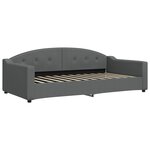 vidaXL Lit de jour avec gigogne et tiroirs sans matelas 100x200 cm