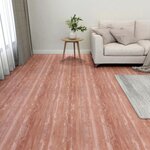 vidaXL Dalles de plancher autoadhésives 55 Pièces PVC 5 11 m² rouge