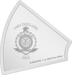 Pièce de monnaie en argent 2 dollars g 31.1 (1 oz) millésime 2023 marvel avengers thor