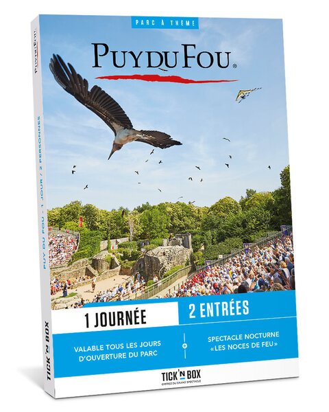 Coffret cadeau - TICKETBOX - Puy du Fou - 1 Jour
