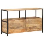 vidaXL Buffet 110x35x65 cm Bois de manguier massif