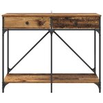 vidaXL Table console Bois Ancien 100 x 39 x 78 5 cm Bois d'ingénierie