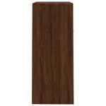 vidaXL Armoire à chaussures Chêne marron 60x35x84 cm Bois d'ingénierie