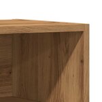 vidaXL Table de chevet chêne artisanal 40x30x50 cm bois d'ingénierie