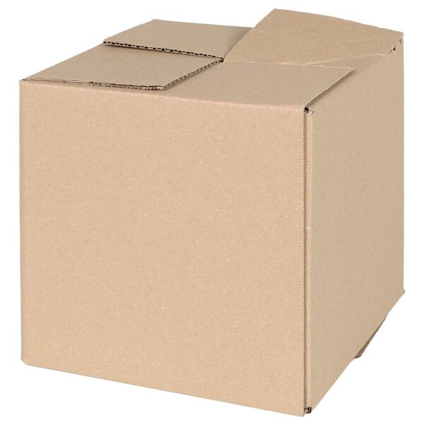 vidaXL Boîte Pliable 50 Pièces Marron 20 x 20 x 20 cm Carton