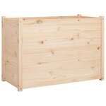 vidaXL Jardinière d'extérieur 100x50x70 cm bois de pin massif