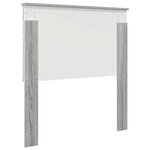 vidaXL Tête de lit Gris Sonoma 100 cm Bois d'ingénierie
