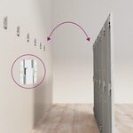 vidaXL Tête de lit Sonoma gris 200x1 5x80 cm Bois d'ingénierie