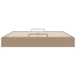 vidaXL Cadre de lit ottoman sans matelas cappuccino 200x200 cm
