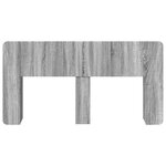 vidaXL Cabinet de Tête de Lit Sonoma gris Bois d'ingénierie