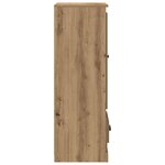 vidaXL Buffet haut chêne artisanal 36x35 5x103 5 cm bois d'ingénierie
