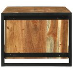 vidaXL Table basse 120x50x38 cm en bois massif d'acacia