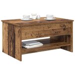 vidaXL Table basse Bois Ancien 80 x 50 5 x 41 5 cm Bois d'ingénierie