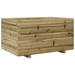 vidaXL Jardinière 90x60x49 5 cm bois de pin imprégné