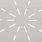 Panier-Corbeille Siesta Deluxe Taille 10 - 93 5 x 68 x 28 5 cm - Blanc