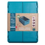 Boîte Pliable The Smart Case Maxi Skandi - Bleu Pacifique - X 4 - Exacompta
