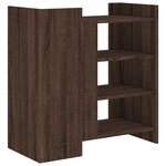 vidaXL Buffet chêne marron 73 5x35x75 cm bois d'ingénierie