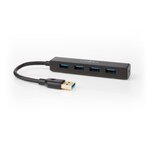 Hub USB | 4 Ports | USB 3.0 | Noir