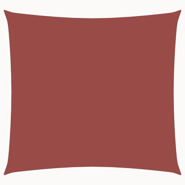vidaXL Voile de parasol tissu oxford carré 7x7 m terre cuite