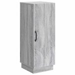vidaXL Buffet Sonoma gris 33 x 34 5 x 87 cm Bois d'ingénierie