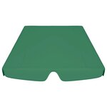 vidaXL Toit de rechange de balançoire vert 188/168x145/110 cm
