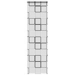 vidaXL Store enrouleur de douche avec cassette largeur du tissu 66 cm