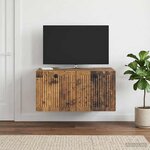 vidaXL Meuble TV mural Bois ancien 59 5 x 41 x 30 cm Bois d'ingénierie