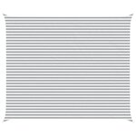 vidaXL Voile d'ombre Gris clair et blanc 5 x 6 m