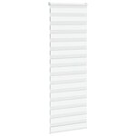 vidaXL Store zèbre blanc 70x230 cm largeur du tissu 65 9 cm polyester