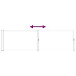 vidaXL Store latéral rétractable 120 x 300 cm Polyester Rectangulaire
