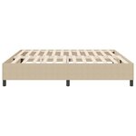 vidaXL Cadre de lit plateforme Vert gris 200 x 200 cm tissu