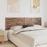 vidaXL Tête de lit Naturel Bois de teck massif