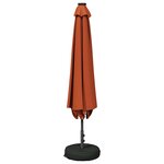vidaXL Parasol de jardin avec lampes LED 300 x 300 cm Polyester