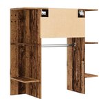vidaXL Armoire de couloir vieux bois 97 5x37x99 cm bois d'ingénierie