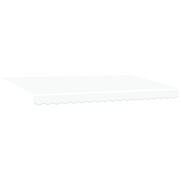 vidaXL Tissu de remplacement de store pour cadre de 4x2 m Blanc