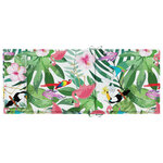 vidaXL Coussins de chaise à dossier haut lot de 4 multicolore