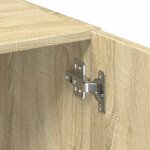 vidaXL Armoire de rangement mince chêne sonoma 50x42 5x225 cm