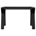 vidaXL Pieds de table basse cadre en Y 60x40x38 cm fonte