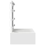 vidaXL Table de Toilette Blanc 83 x 40 x 70 cm Bois d'ingénierie