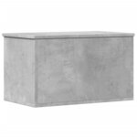 vidaXL Boîte de rangement gris béton 60x35x35 cm bois d'ingénierie