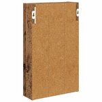 vidaXL Armoire murale de salle de bain Bois ancien 30 x 10 x 50 cm